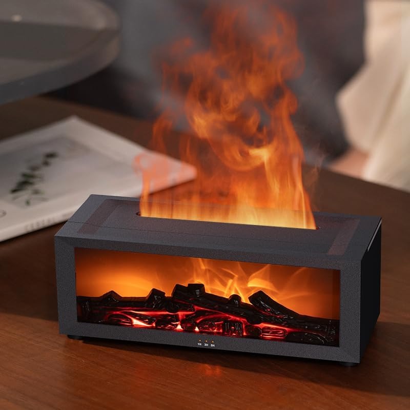Flame Diffuser 🔥 7-Color Humidifier Magic