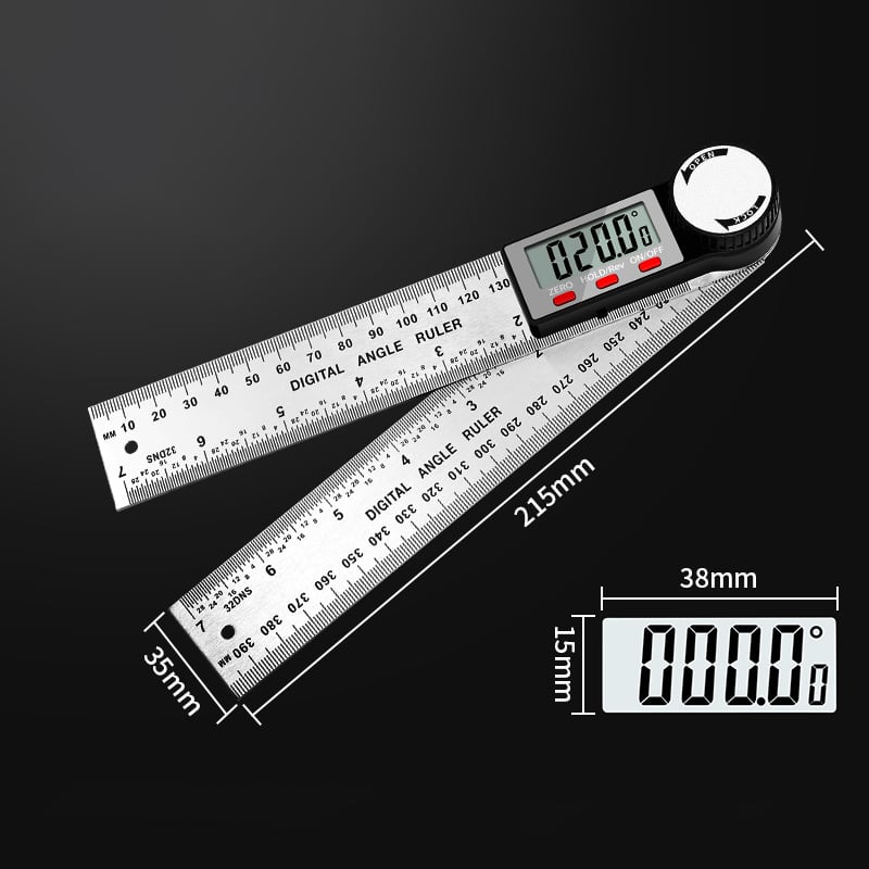 🔥 Digital Display Angle Ruler | Precision Measuring Tool ✨