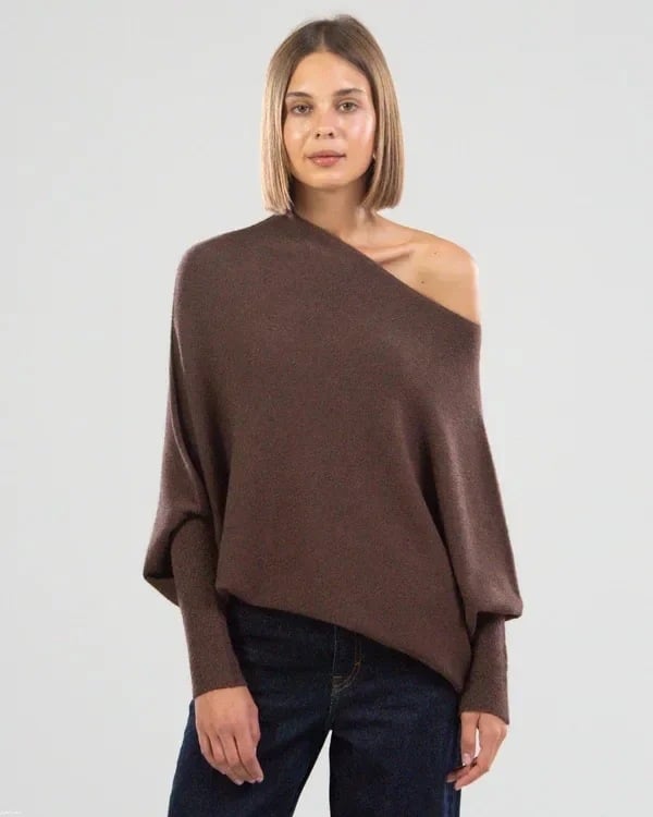 ✨Asymmetric Draped Jumper