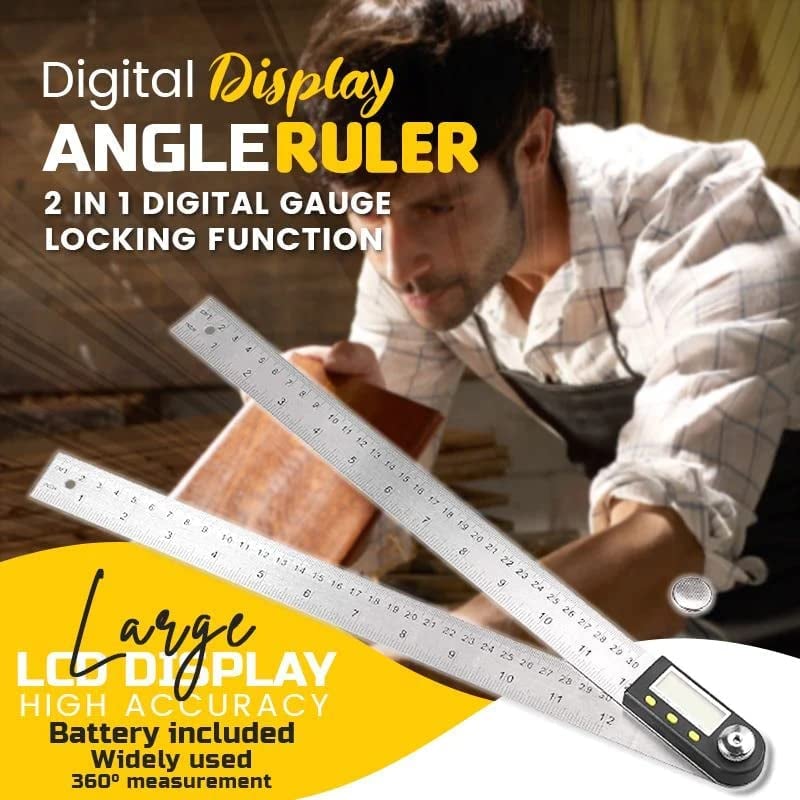 🔥 Digital Display Angle Ruler | Precision Measuring Tool ✨