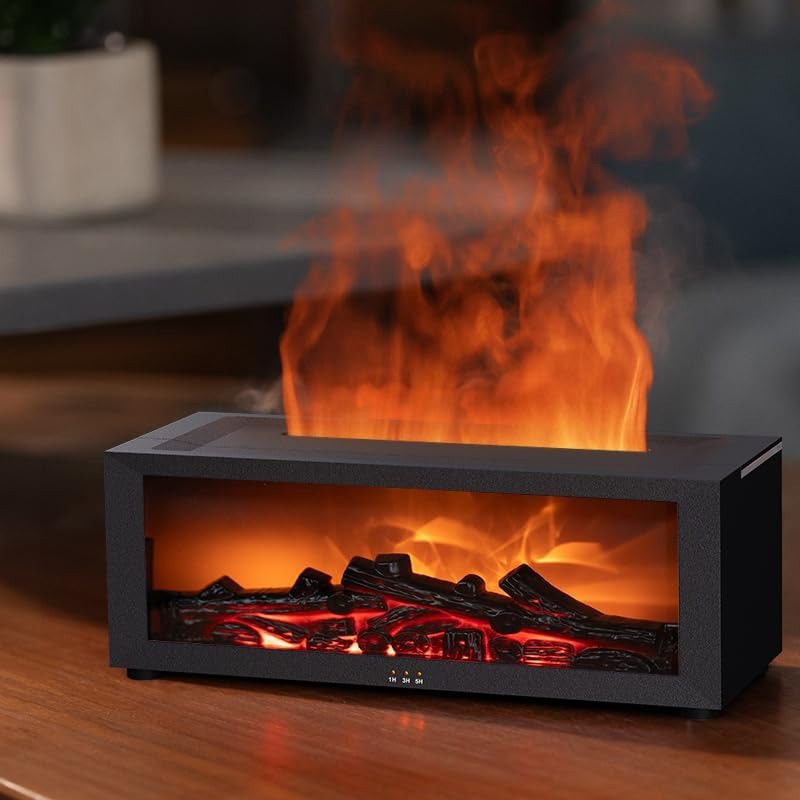 Flame Diffuser 🔥 7-Color Humidifier Magic