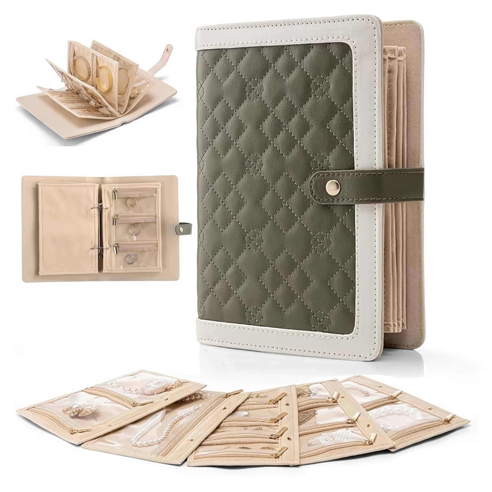 📖 Jewelry Storage Book – Chic & Compact!