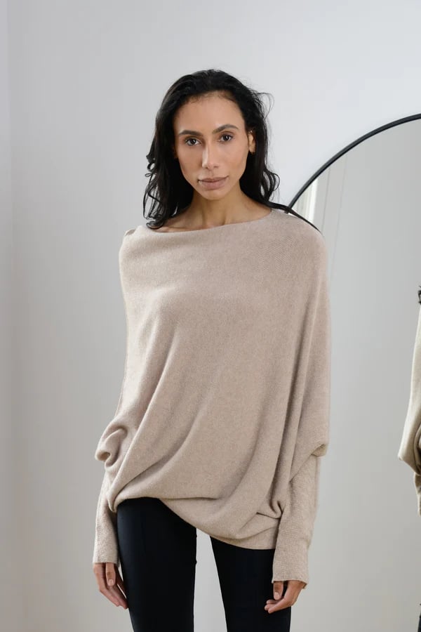 ✨Asymmetric Draped Jumper