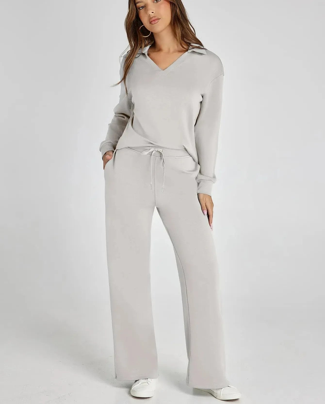 Last Day 50% OFF-Women's 2 Piece Sets Outfits Casual Long Sleeve Sweatsuits Sets