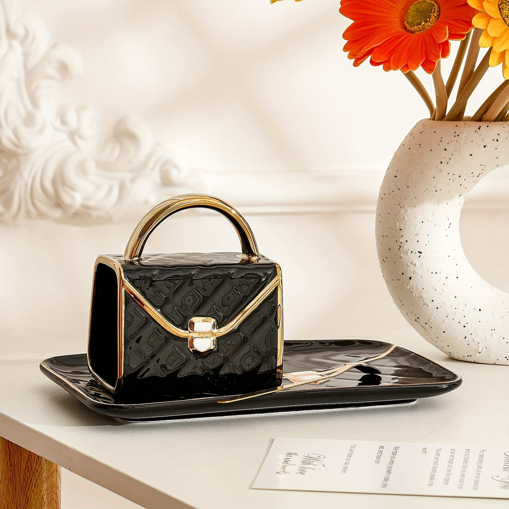 Ceramic Coffee Cup 💖 Handbag Design –50% OFF