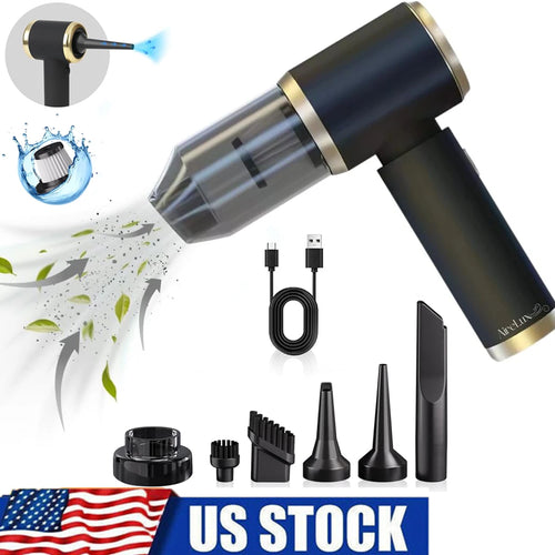 4-in-1 Car Vacuum 🚗 9500Pa Power –50% OFF
