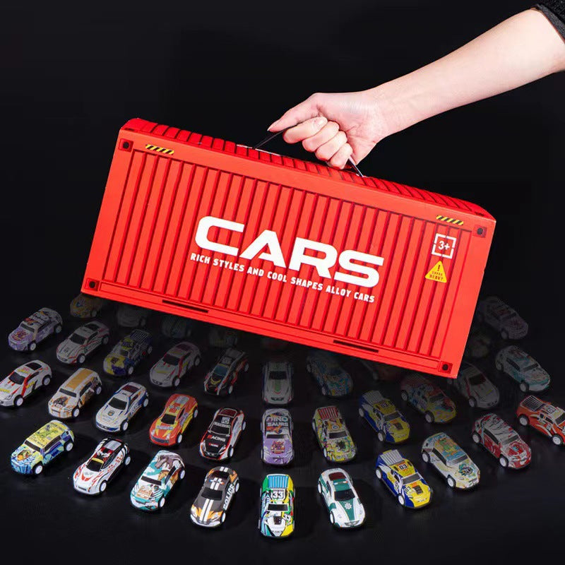 👍🎅Christmas promotion 49% OFF🎁48 Mini Pull-Back Cars with Built-In Garage Set